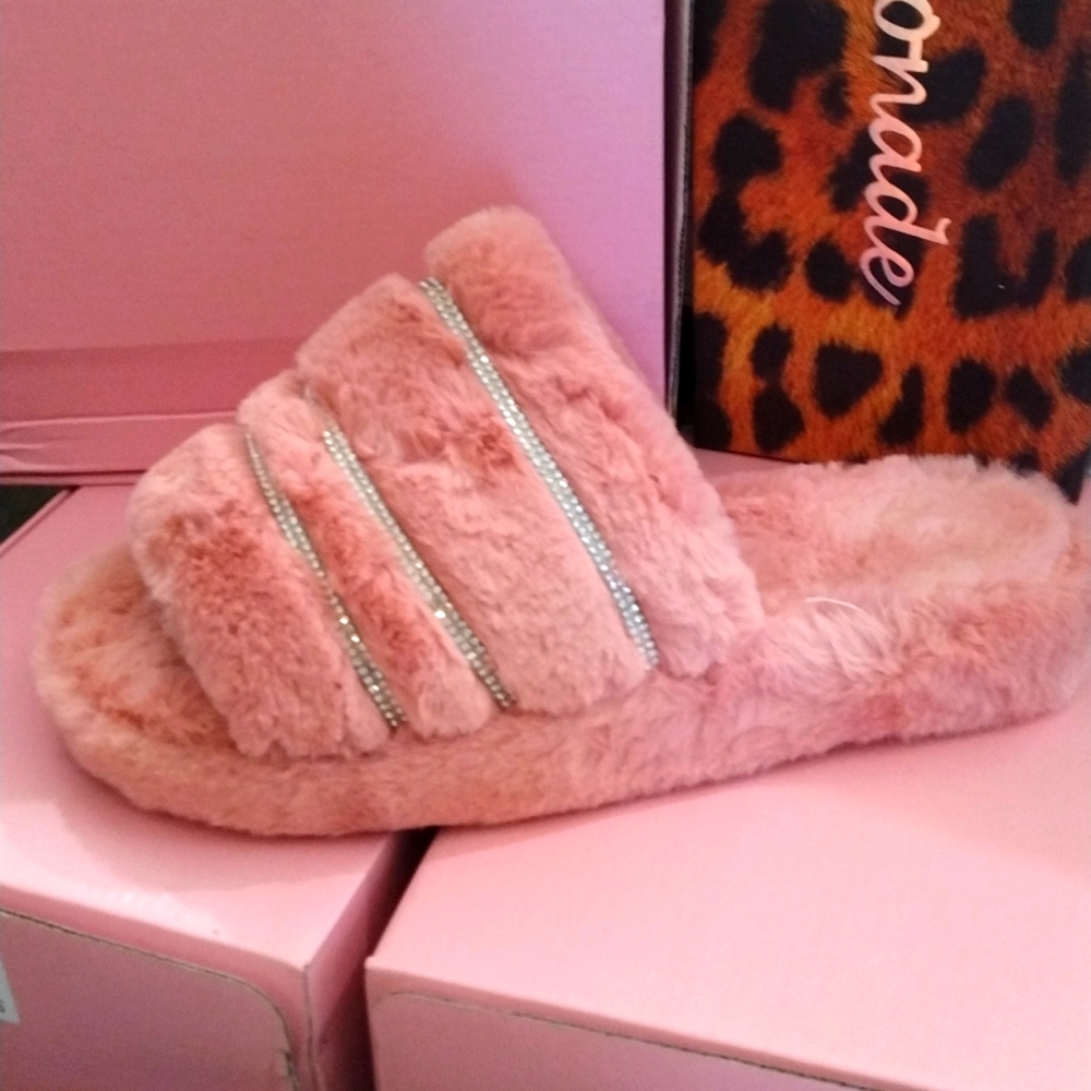 Furry slippers
